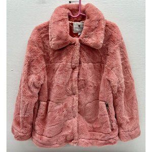 Urban Republic Soft Faux Fur Woman's Coat Jacket Teddy Coat SZ. M - VG